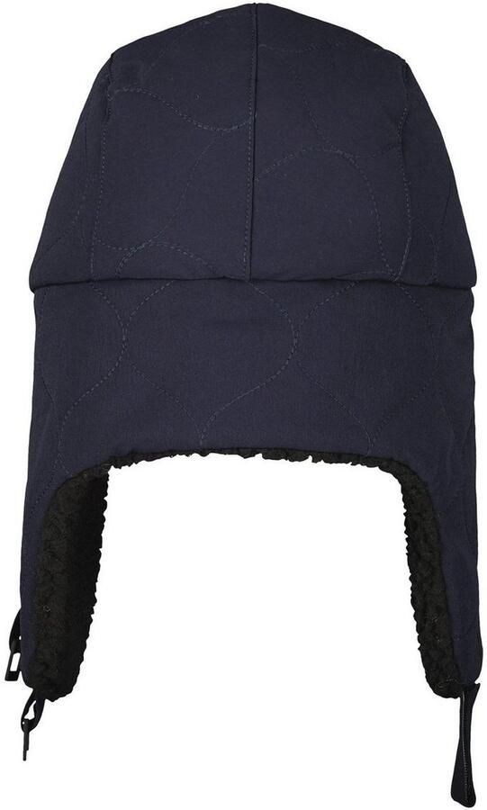 Lerros Pet met oorkleppen trapperpet van nylon effen kleur - Foto 3