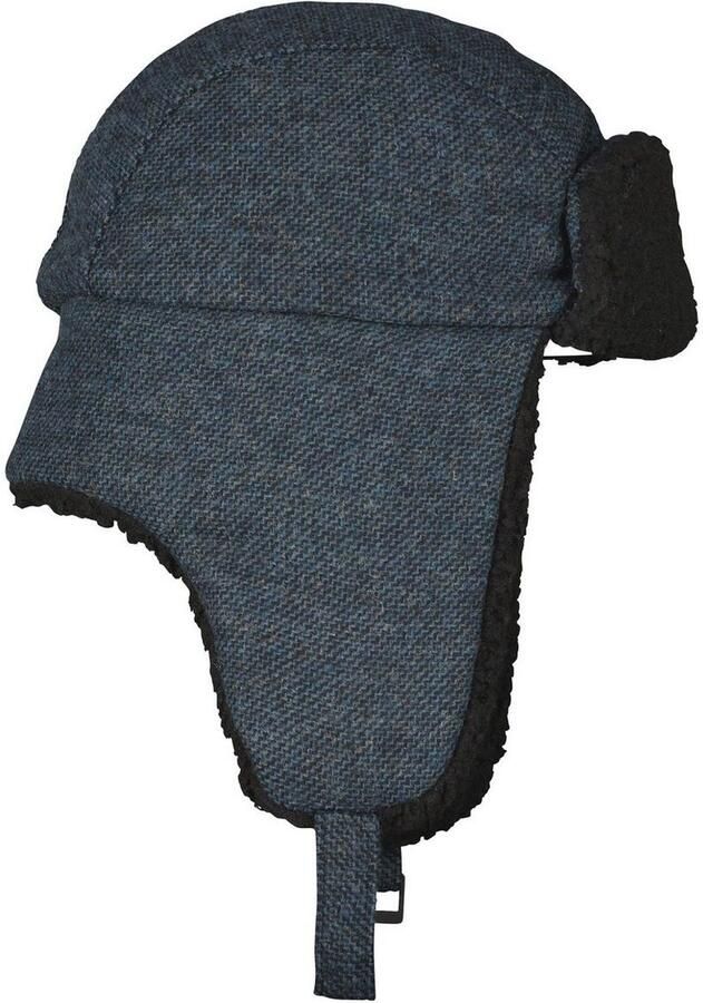 Lerros Pet met oorkleppen trapperpet zigzag-patroon met teddyvoering - Foto 4