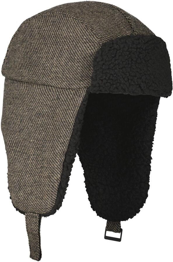 Lerros Pet met oorkleppen trapperpet zigzag-patroon met teddyvoering - Foto 5