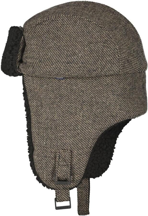 Lerros Pet met oorkleppen trapperpet zigzag-patroon met teddyvoering - Foto 2