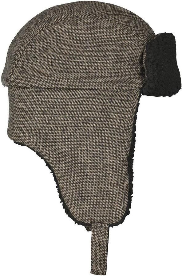 Lerros Pet met oorkleppen trapperpet zigzag-patroon met teddyvoering - Foto 3