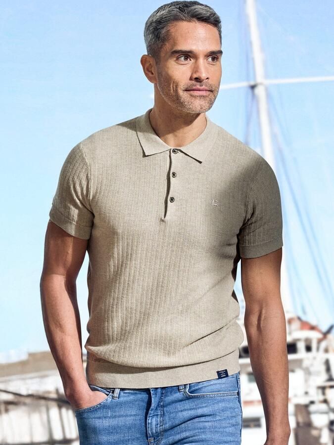 Lerros Poloshirt Gebreide polo met klassiek geknoopte kraag - Foto 6