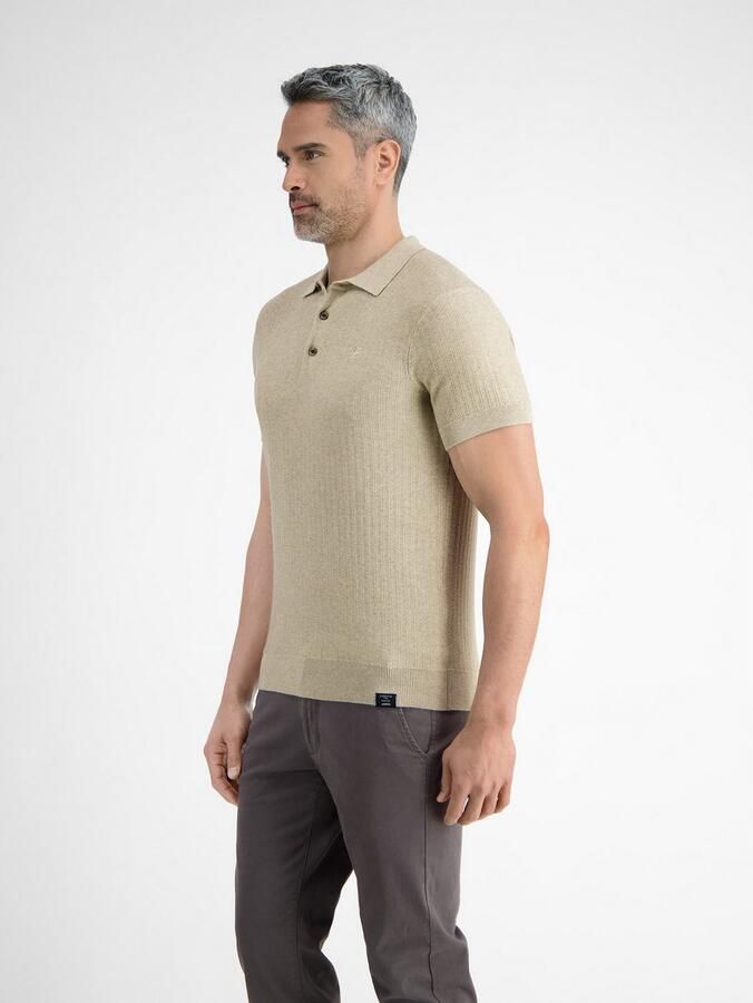 Lerros Poloshirt Gebreide polo met klassiek geknoopte kraag - Foto 4