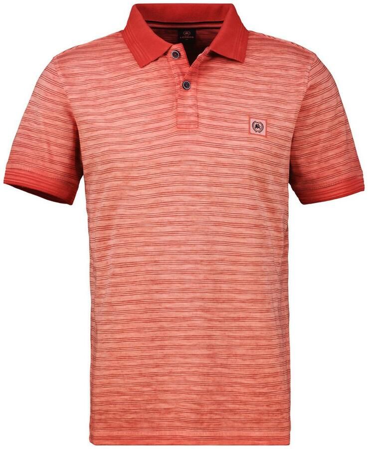 Lerros Poloshirt gestreept poloshirt in grote maten