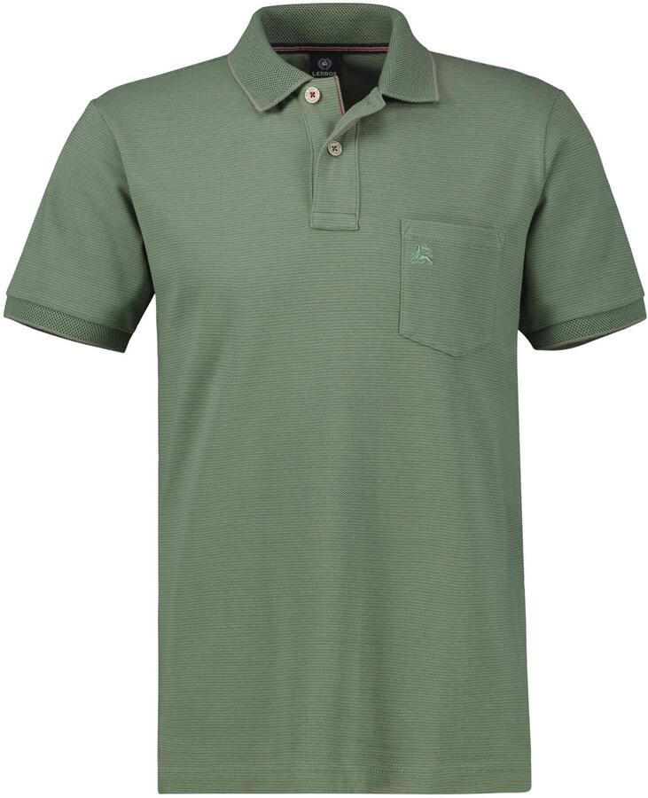 Lerros Poloshirt heren piqué poloshirt in grote maten