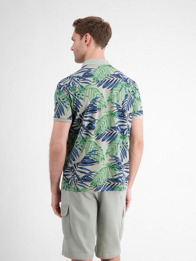 Lerros Poloshirt heren poloshirt bloemenbedrukt - Foto 2