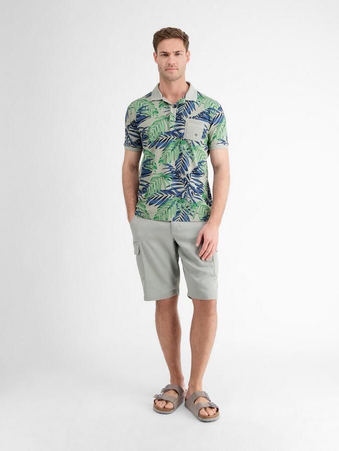 Lerros Poloshirt heren poloshirt bloemenbedrukt - Foto 4