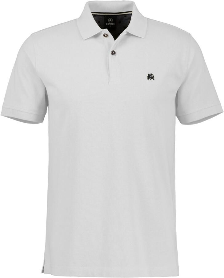 Lerros Poloshirt heren poloshirt effen kleur