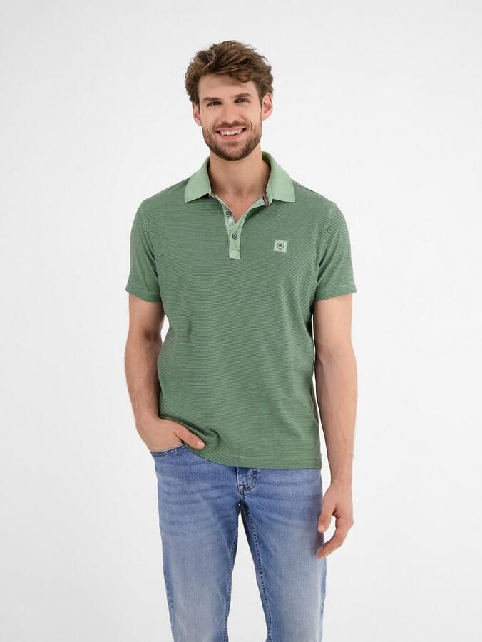 Lerros Shirt met korte mouwen met logoborduursel op borsthoogte - Foto 3