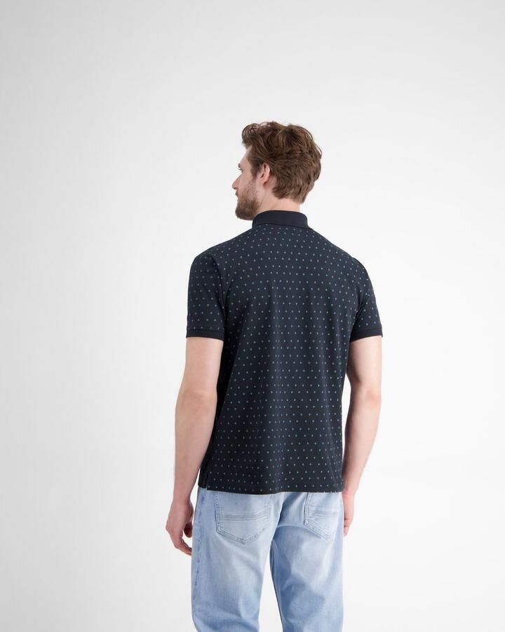 Lerros Poloshirt heren poloshirt met minimalistische print - Foto 5