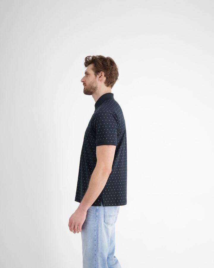 Lerros Poloshirt heren poloshirt met minimalistische print - Foto 6