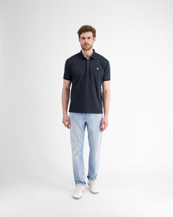 Lerros Poloshirt heren poloshirt met minimalistische print - Foto 7