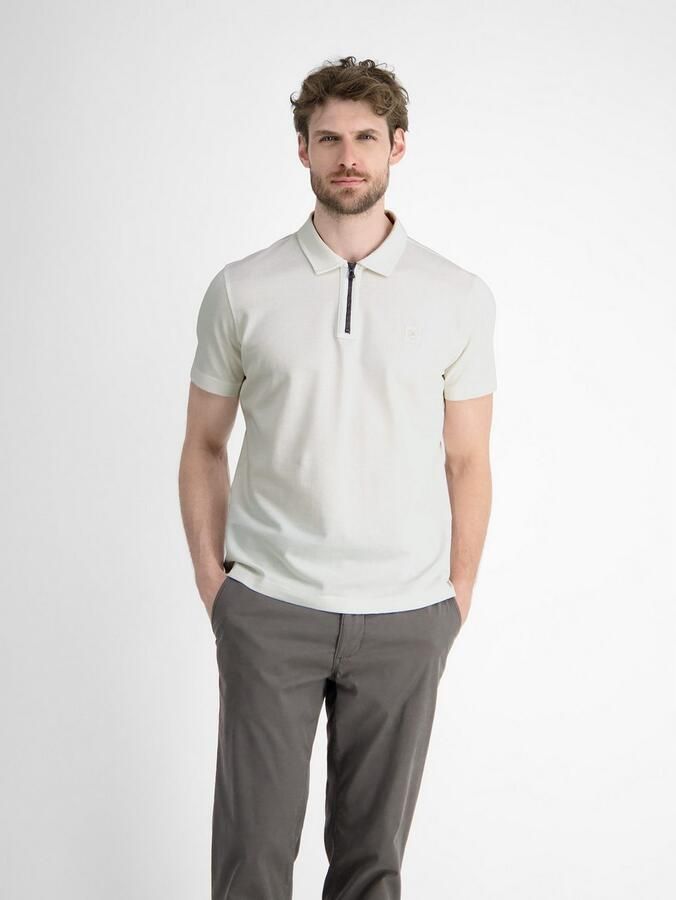 Lerros Poloshirt heren poloshirt met ritskraag - Foto 2