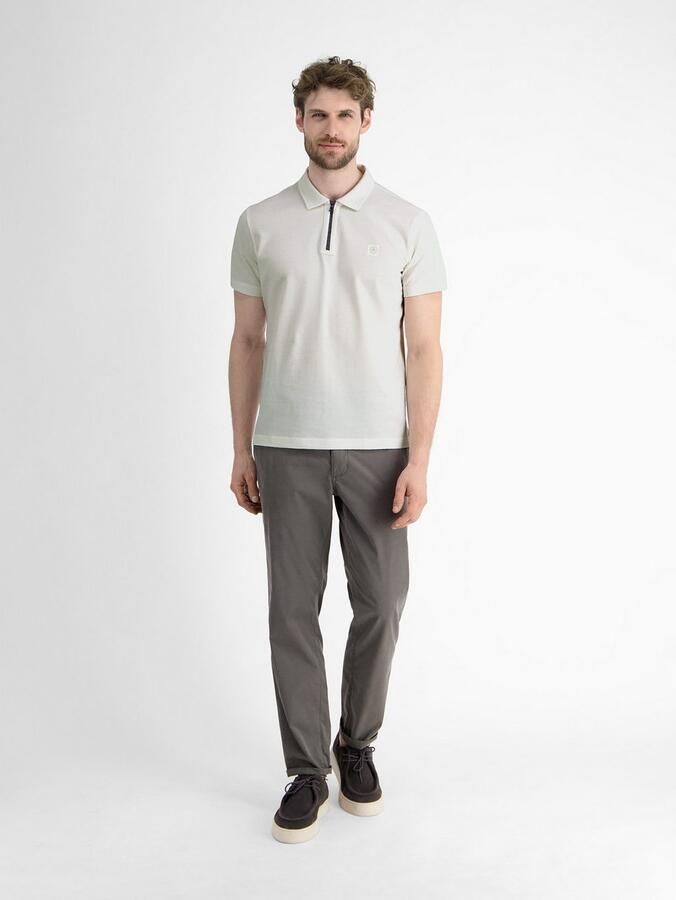 Lerros Poloshirt heren poloshirt met ritskraag - Foto 4