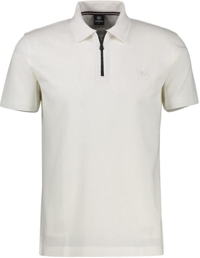 Lerros Poloshirt heren poloshirt met ritskraag