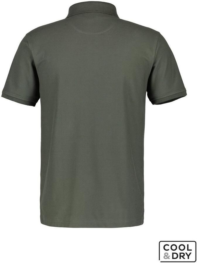 Lerros Poloshirt klassieke polostijl in *Cool & Dry* piquékwaliteit