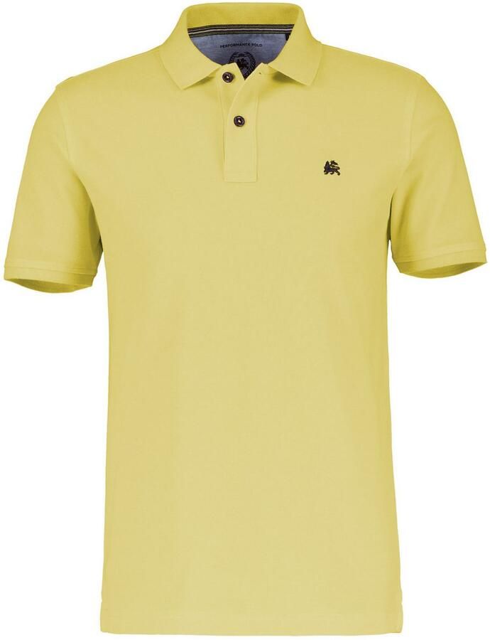 Lerros Poloshirt klassieke polostijl in *Cool & Dry* piquékwaliteit