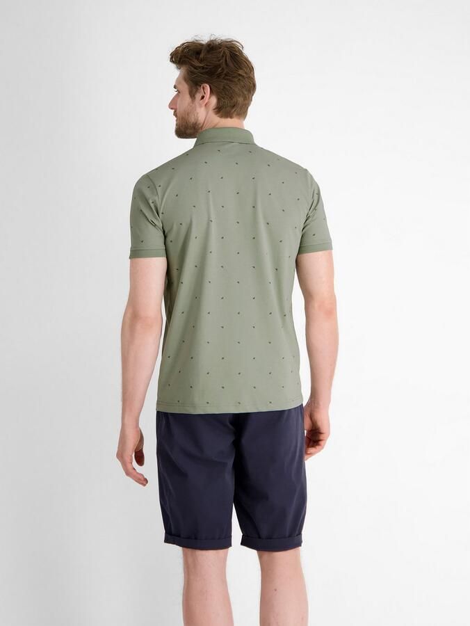 Lerros Poloshirt met all-over motief - Foto 2