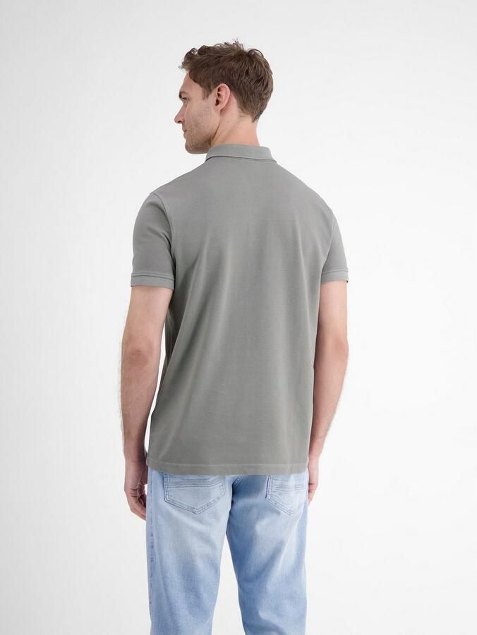Lerros Poloshirt heren poloshirt in gewassen uitstraling - Foto 2
