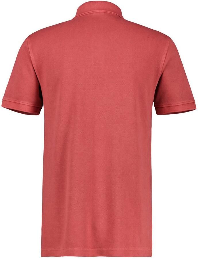 Lerros Poloshirt poloshirt in gewassen uitstraling
