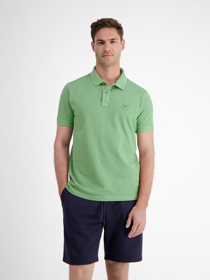 Lerros Poloshirt met geborduurd logo - Foto 3