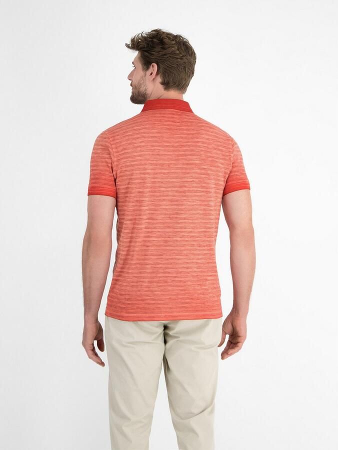 Lerros Regular fit poloshirt met labeldetail model 'SLUB' - Foto 3