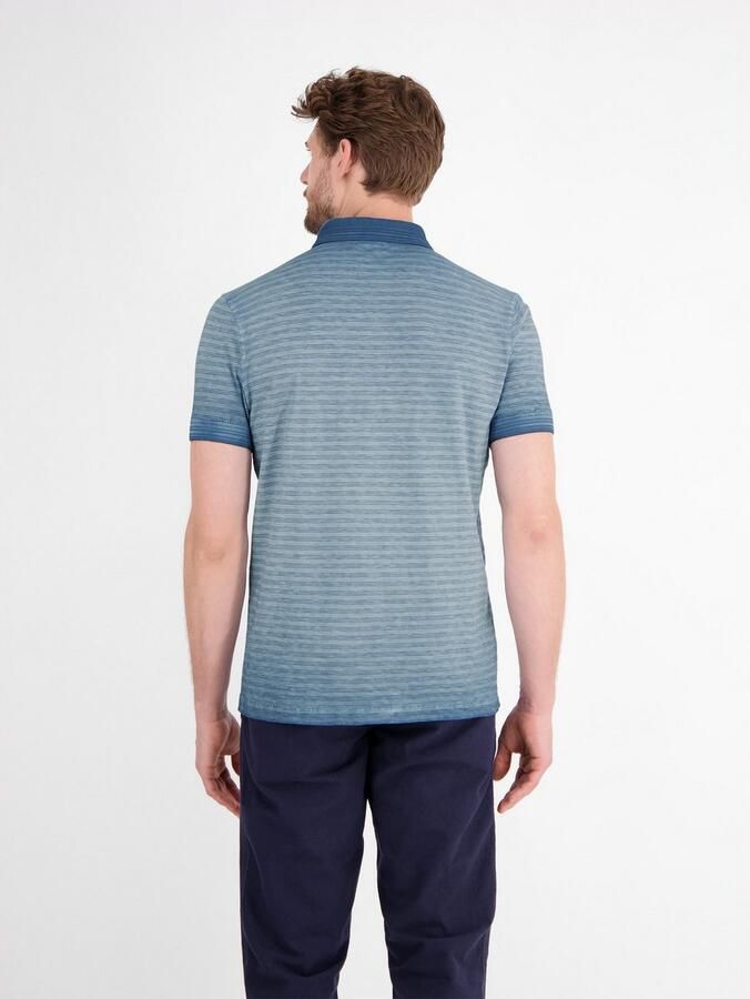 Lerros Regular fit poloshirt met labeldetail model 'SLUB' - Foto 2