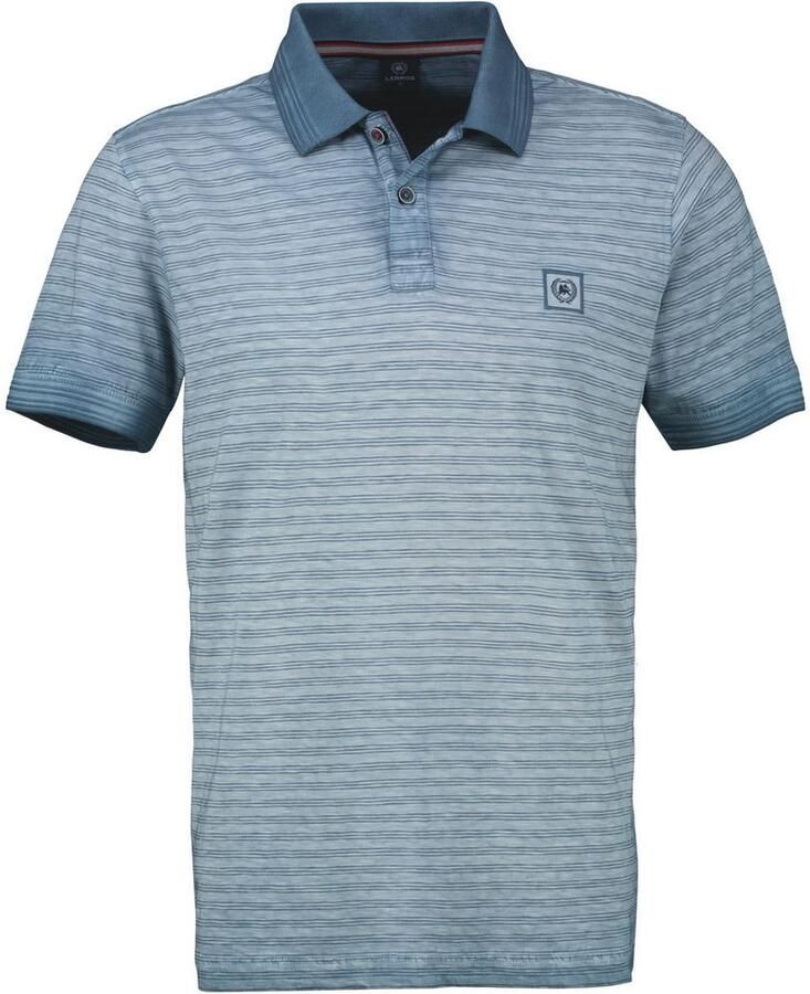 Lerros Regular fit poloshirt met labeldetail model 'SLUB'