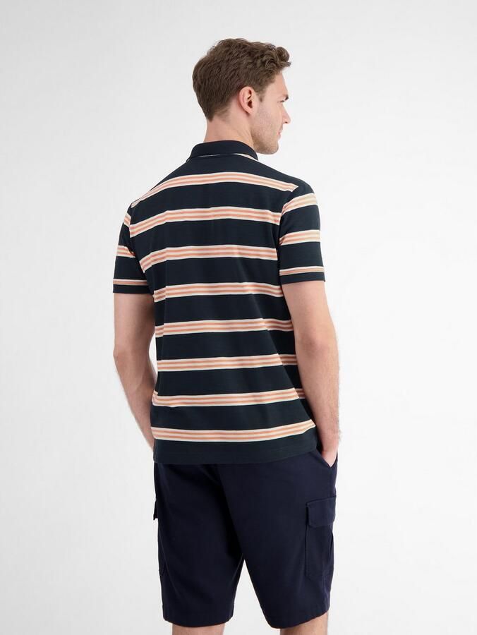 Lerros Poloshirt met geborduurd logo