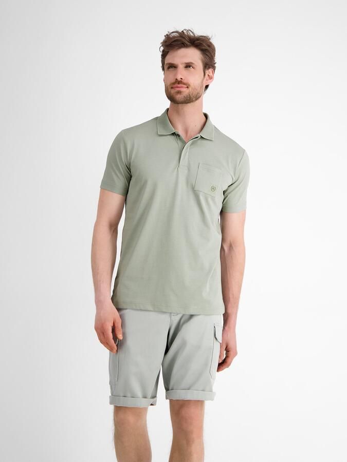 Lerros Regular fit poloshirt met borstzak - Foto 3