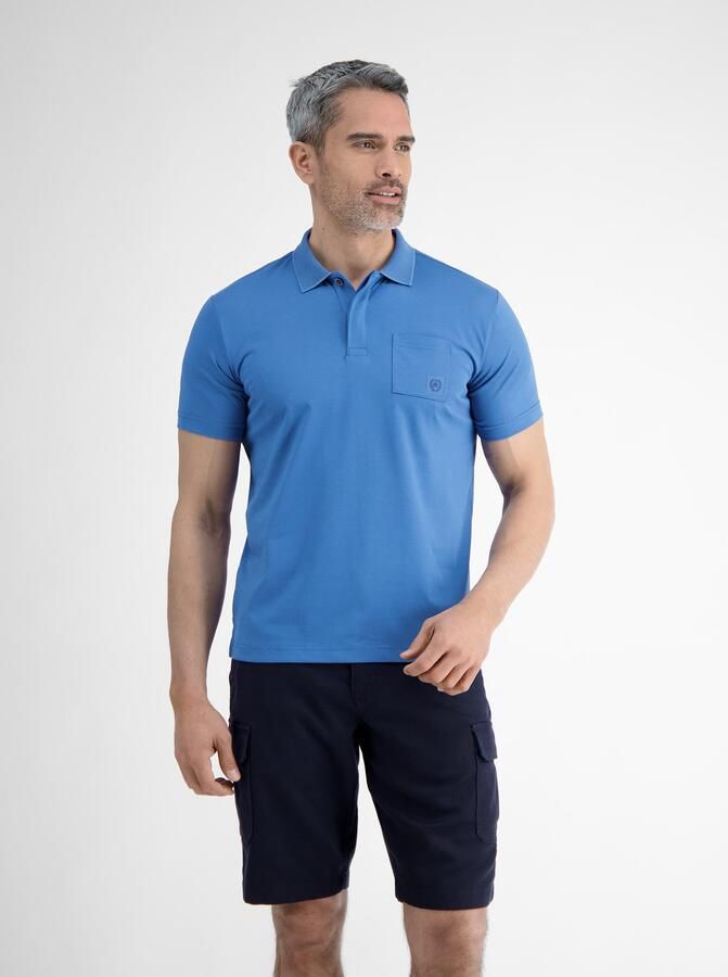 Lerros Regular fit poloshirt met borstzak - Foto 3