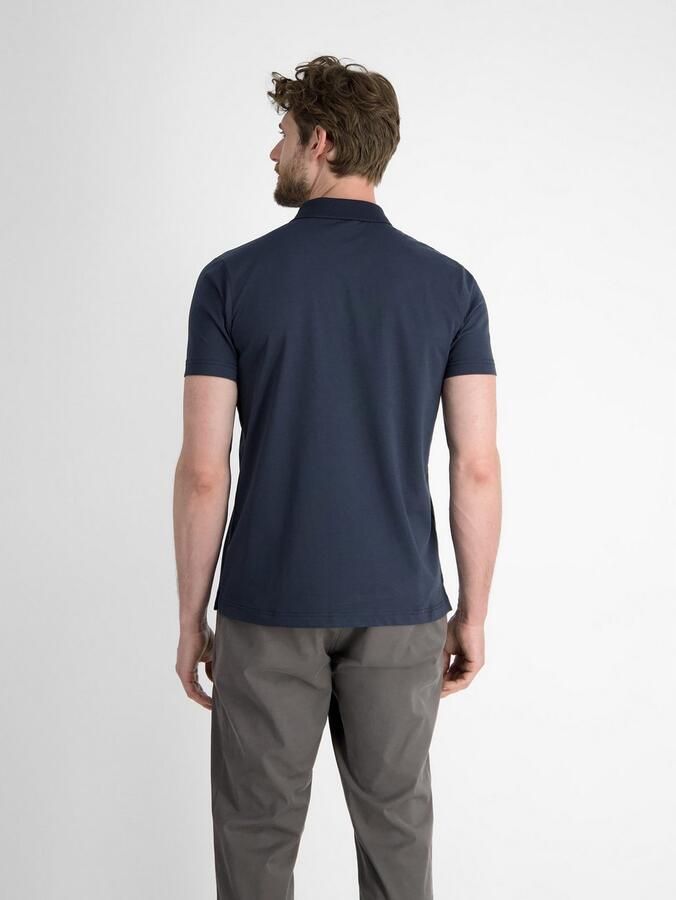 Lerros Regular fit poloshirt met borstzak - Foto 2
