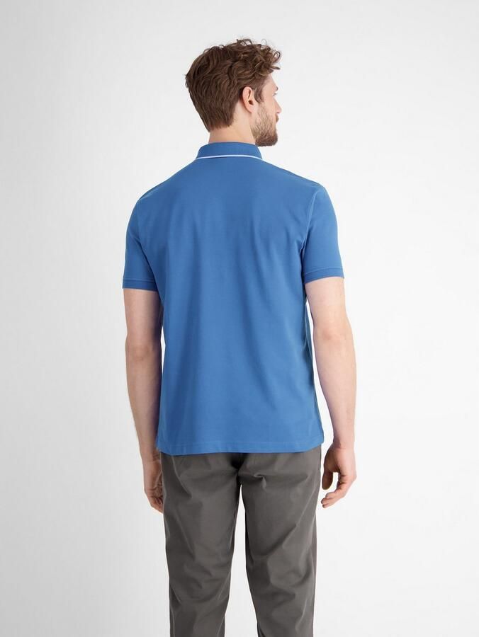 Lerros Poloshirt met geborduurd logo - Foto 2