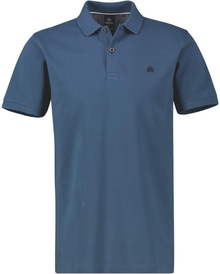 Lerros Poloshirt basic poloshirt voor heren effen