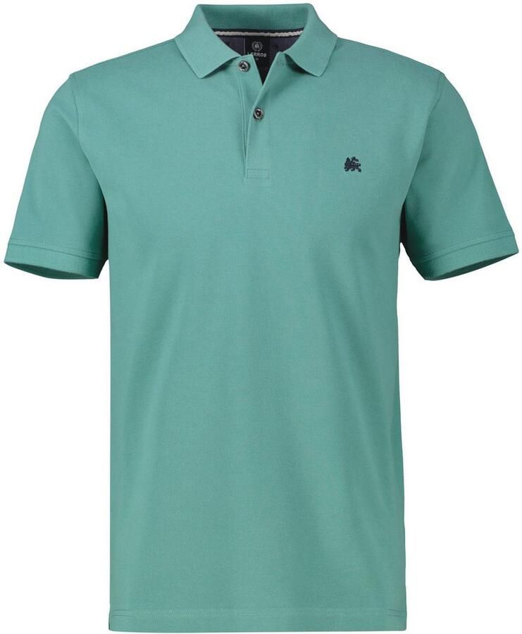 Lerros Poloshirt basic poloshirt voor heren effen