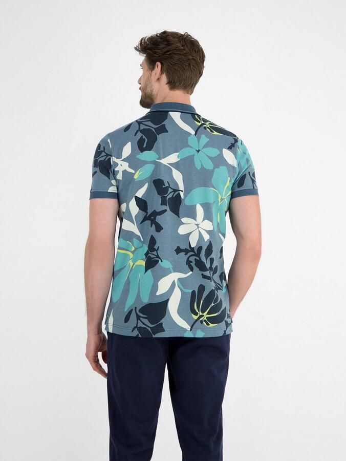 Lerros Poloshirt zomers-bloemig gedessineerd - Foto 3