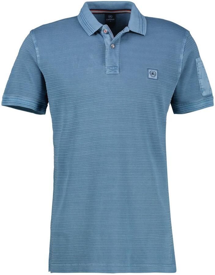 Lerros Poloshirt tonale gestreepte poloshirt voor heren