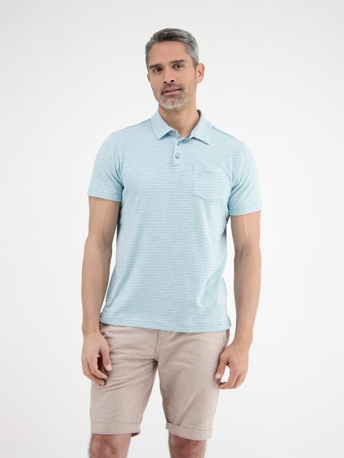Lerros Poloshirt met streepmotief - Foto 3