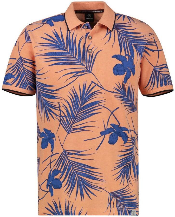Lerros Poloshirt modieus poloshirt zomers gedessineerd