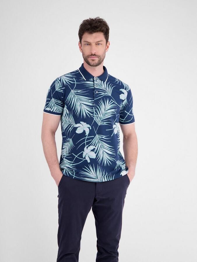 Lerros Poloshirt modieus poloshirt zomers gedessineerd - Foto 5