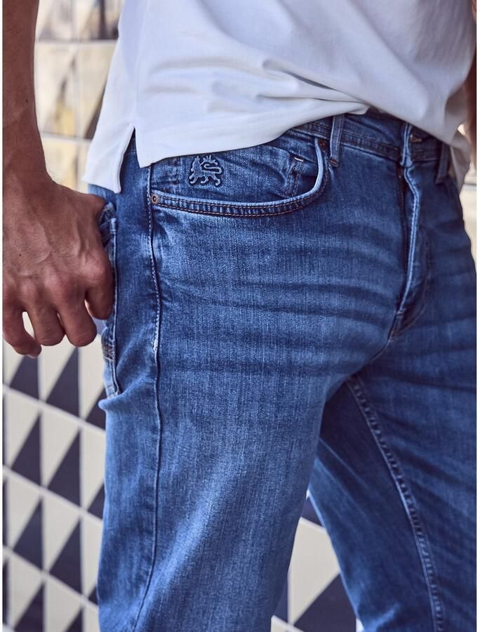 Lerros Relaxbroek BAXTER 5-Pocket-denim in used-look RELAXED FIT