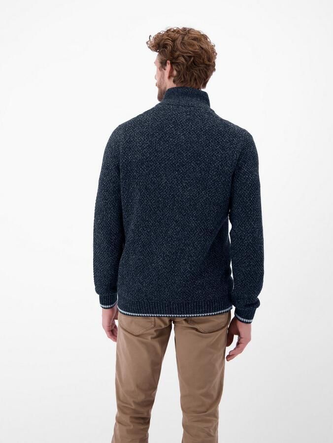 Lerros Gebreide pullover met schipperskraag