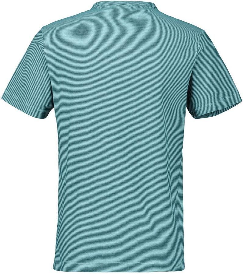 Lerros Shirt met korte mouwen met logoborduursel op de borst