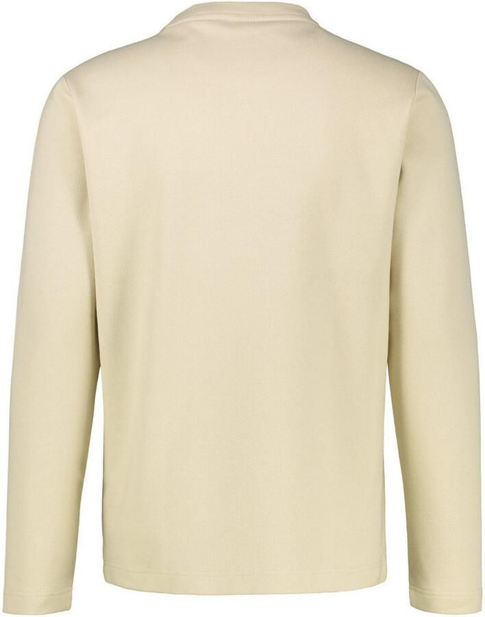 Lerros Shirt met lange mouwen met ronde hals en borstzak