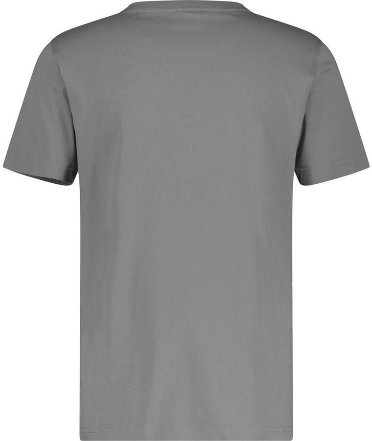 Lerros Shirt met ronde hals met geborduurd logo