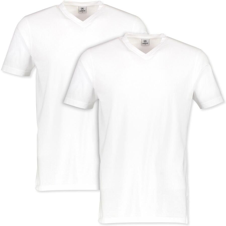 Lerros T-shirt dubbelpack T-shirt V-hals in premium katoenkwaliteit - Foto 6