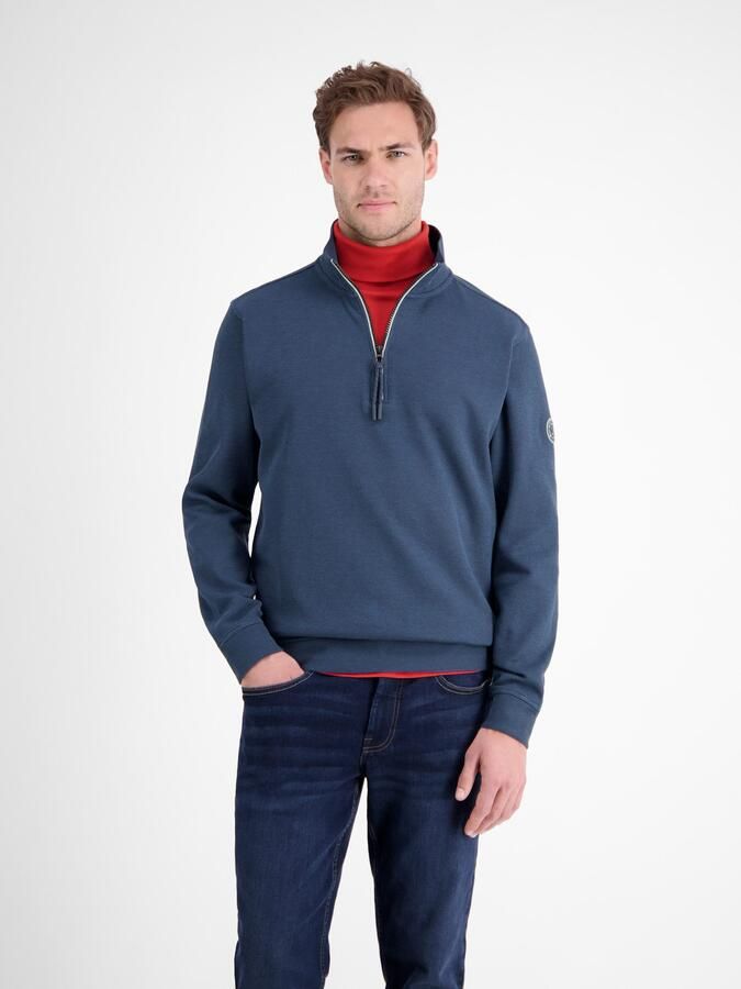 Lerros Sweatshirt met opstaande kraag model 'SELANIK' - Foto 6