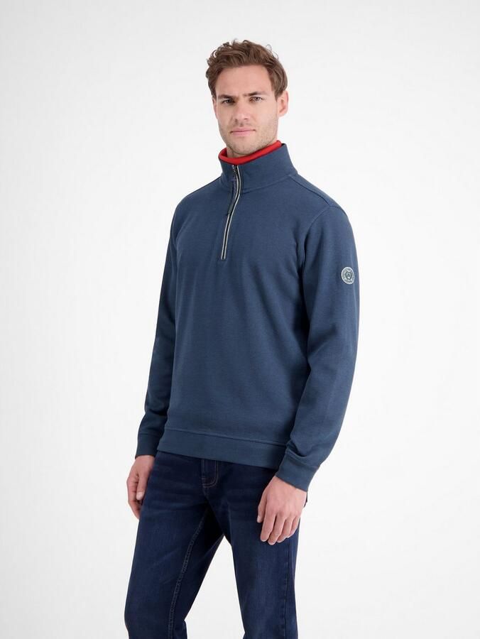 Lerros Sweatshirt met opstaande kraag model 'SELANIK' - Foto 2