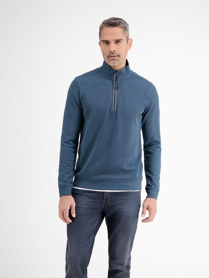 Lerros Sweatshirt met labelpatch model 'SELANIK' - Foto 4