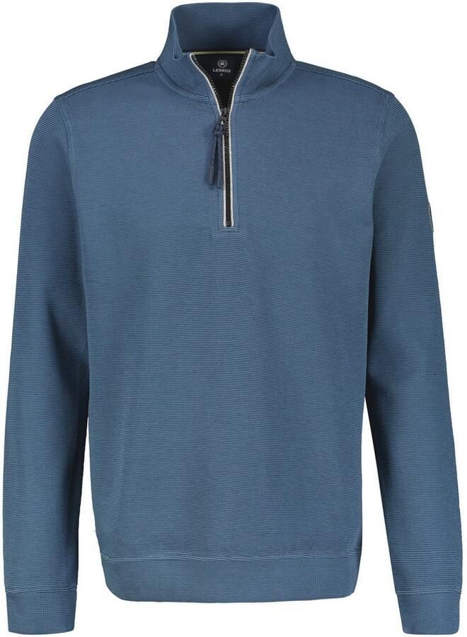 Lerros Sweatshirt met labelpatch model 'SELANIK' - Foto 6